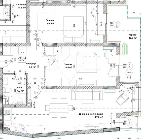 Продава 3-стаен София 78003
