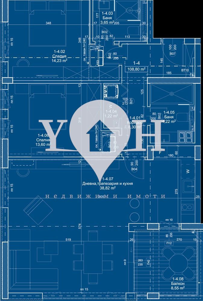 Продава 3-стаен София 77849