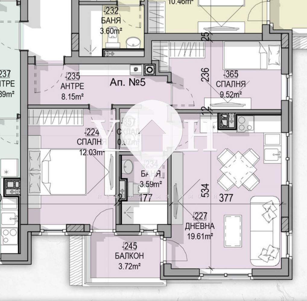 Продава 3-стаен София 77865