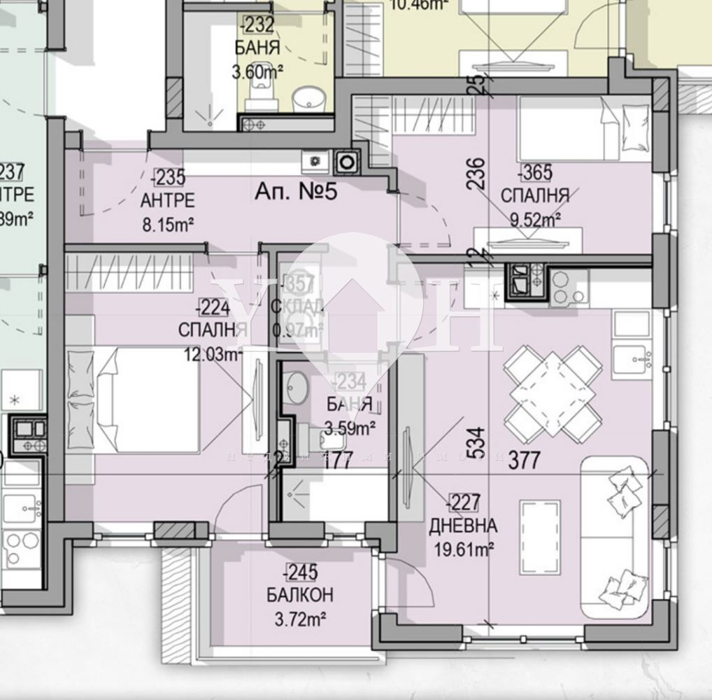 Продава 3-стаен София 77802