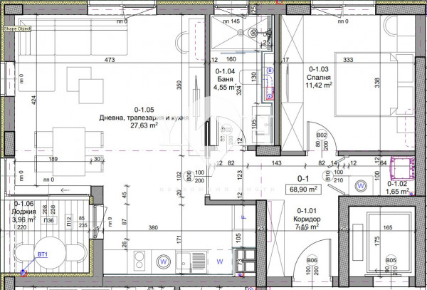 Продава 2-стаен София 78175