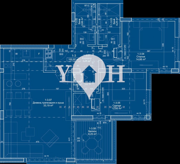 Продава 3-стаен София 77852