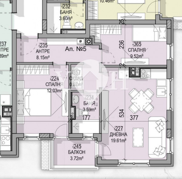 Продава 3-стаен София 77802